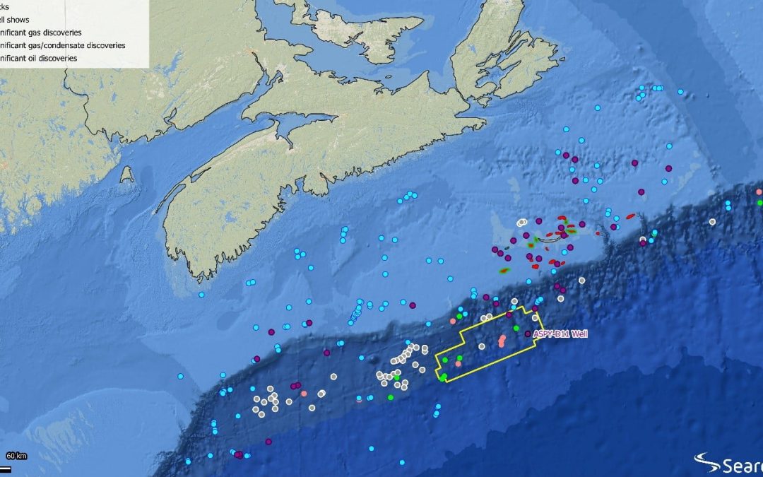 Searcher announces agreement with BP and Hess for Tangier 3D in Offshore Nova Scotia, Canada